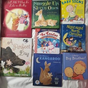 :*8 mix lot NIGHT-NIGHT NORTH CAROLINA CHILDREN'S & other AGES BABY & UP bedtime